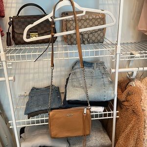 Rebecca Minkoff brown Leather crossbody bag